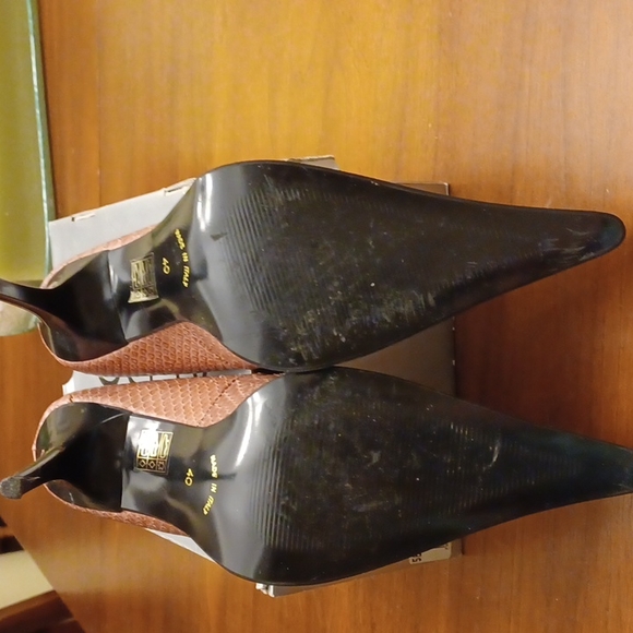 ALDO multi coloured reptile patterned heels - Picture 3 of 11